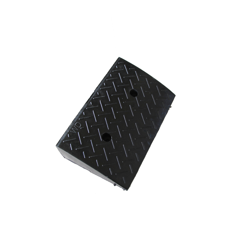 Fabrieksprijs Verkeer Buiten PVC Materiaal Geel Rubber Auto Curb Ramp Road Ramps Curb Ramp