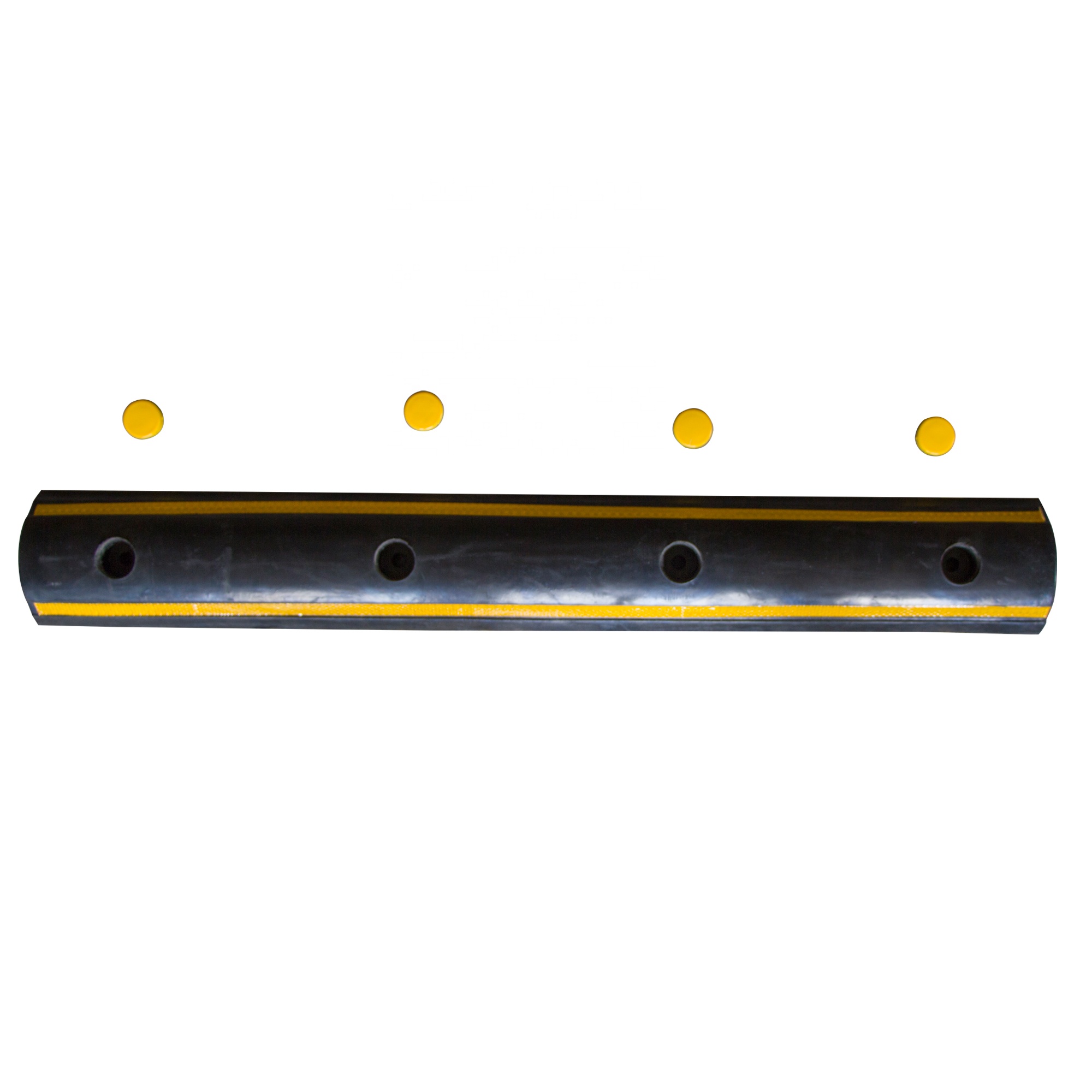 Hoge kwaliteit geel zwart reflecterende afscherming flexibele muur pvc rubberen hoekbeschermer